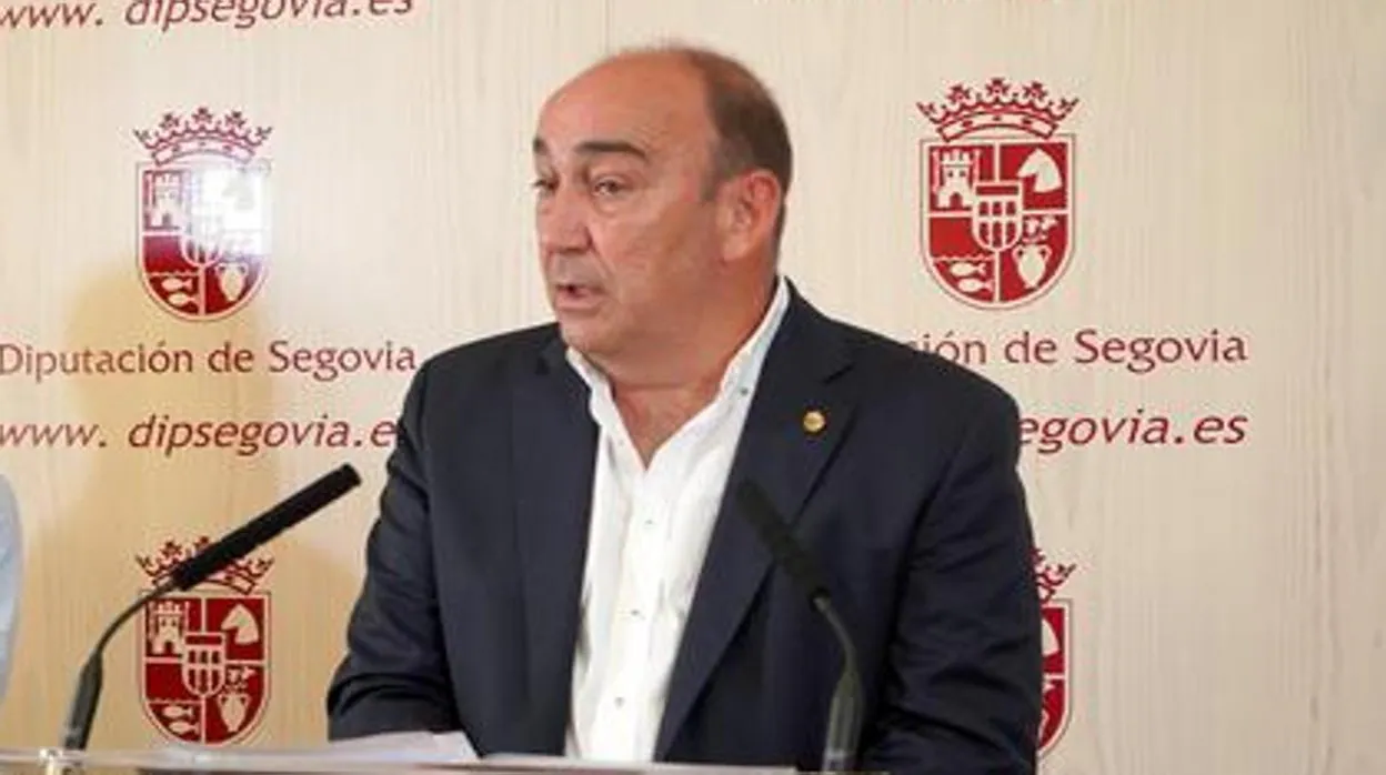 El presidente de la Diputación de Segovia en una imagen de archivo