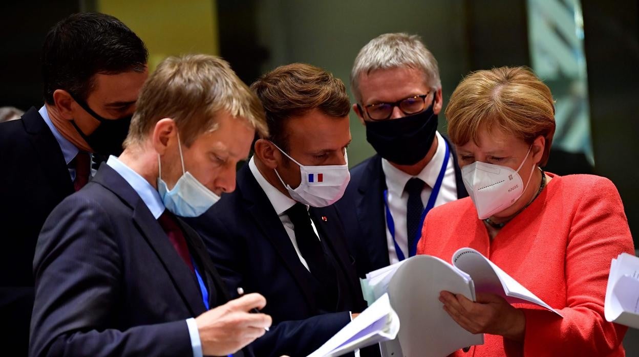 Los líderes europeos discuten sobre los fondos de recuperación en Bruselas