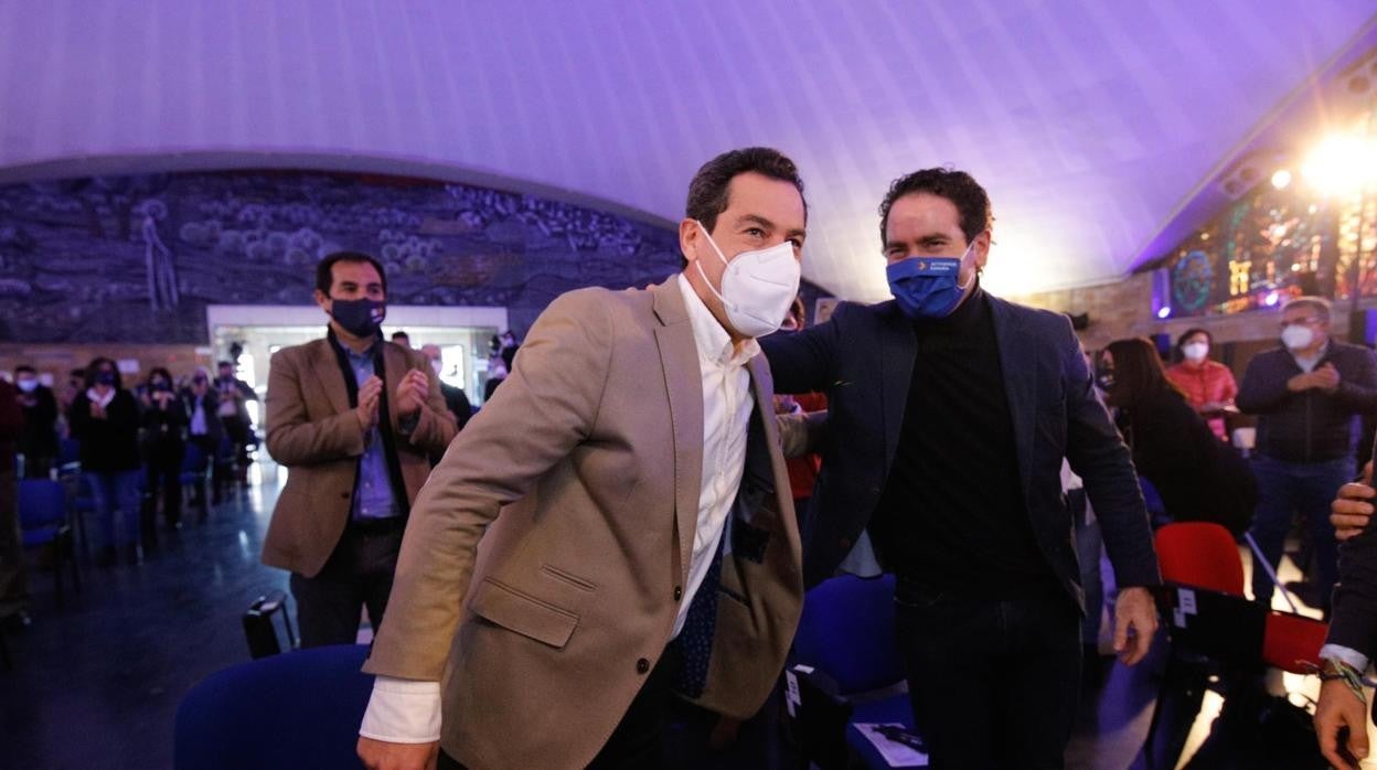 Congreso local del PP con Adolfo Molina, Bellido, Teodoro García Egea y Juanma Moreno Bonilla