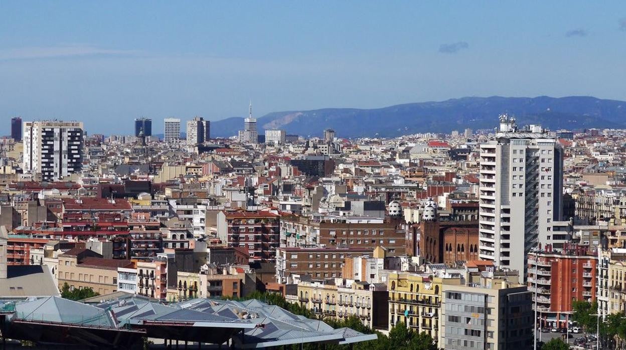 Vista parcial de Barcelona