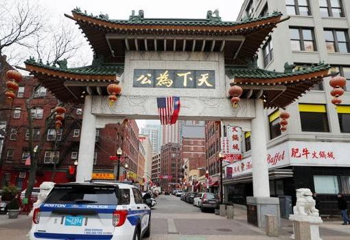 Imagen de archivo de la entrada al barrio de «Chinatown» en Boston