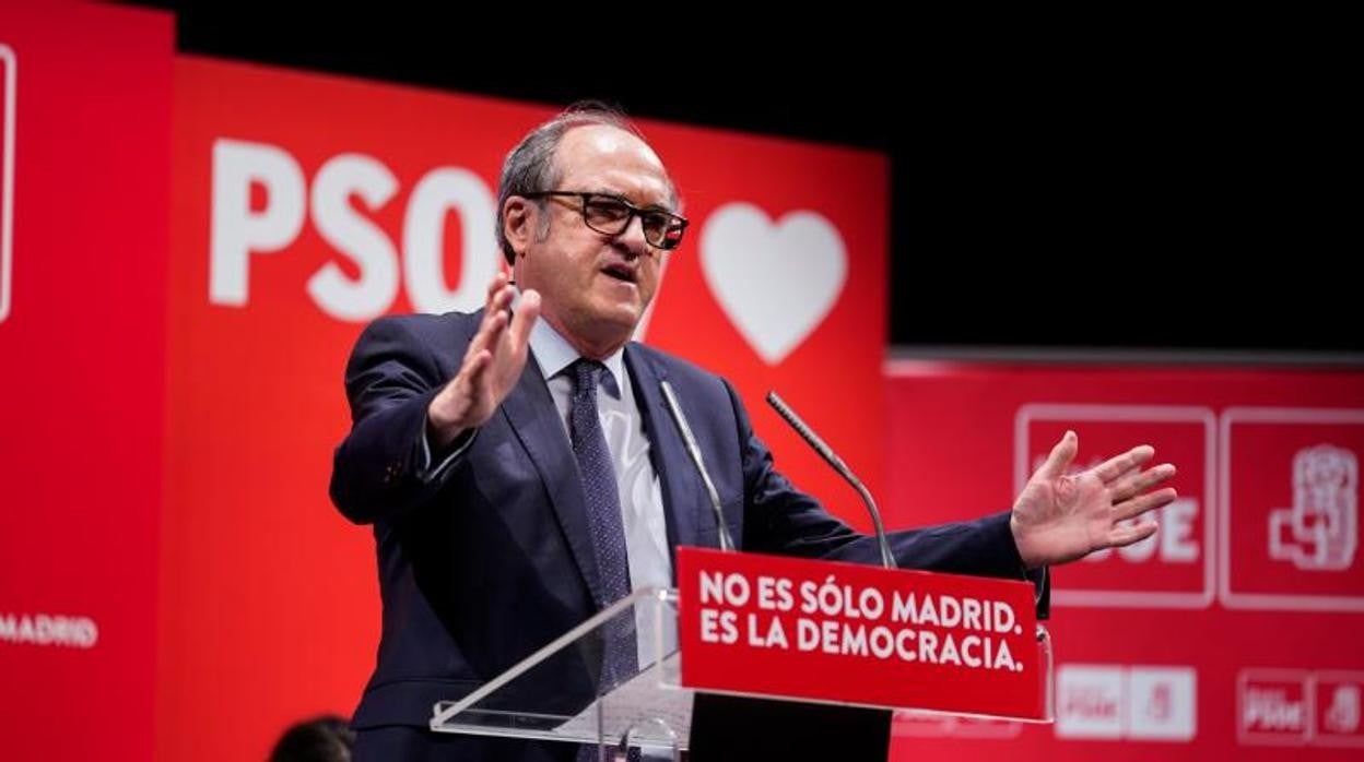 Ángel Gabilondo, candidato del PSOE, este jueves en Parla