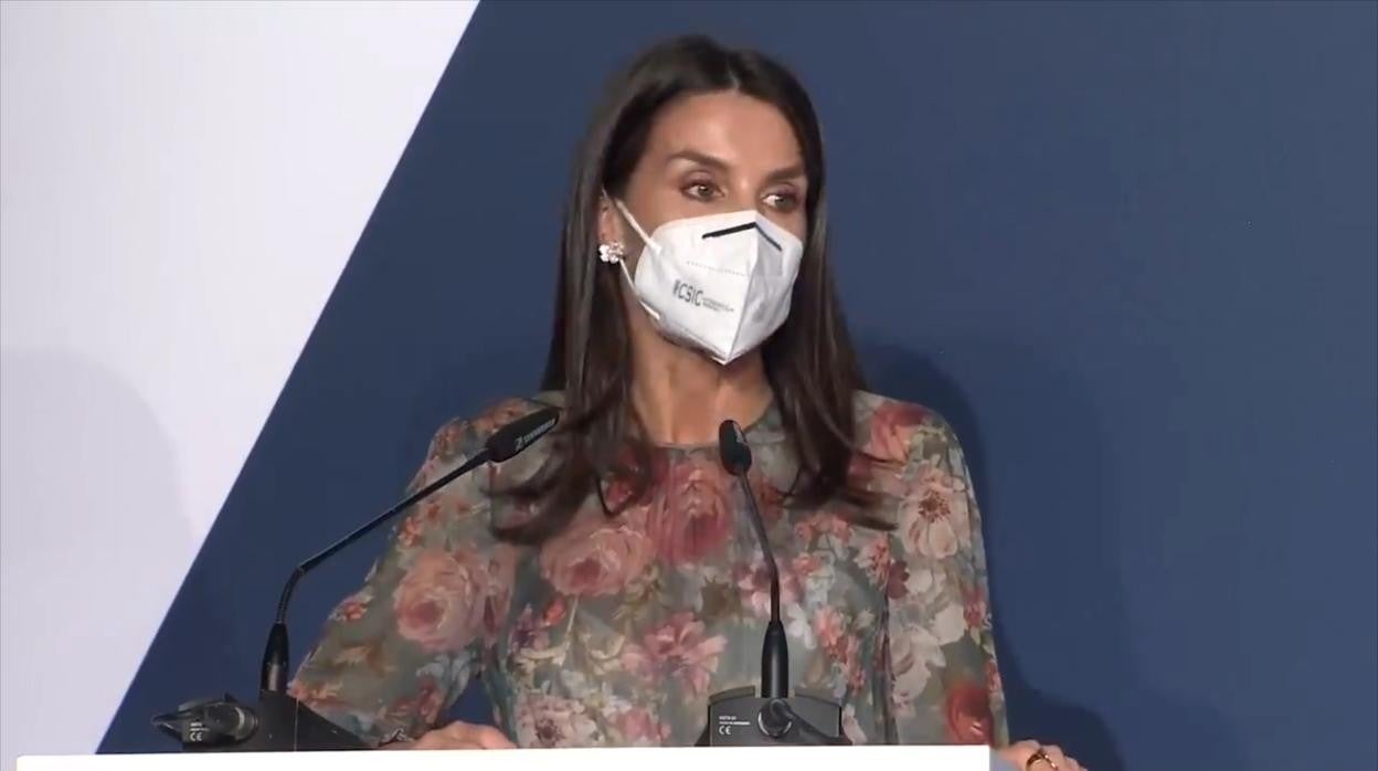 La Reina Letizia: «Es tiempo de unión y de responsabilidad»