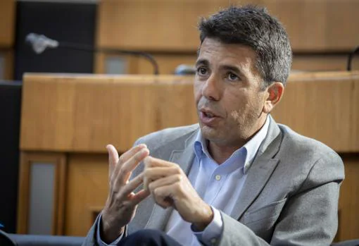 Imagen del presidente de la Diputación de Alicante, Carlos Mazón