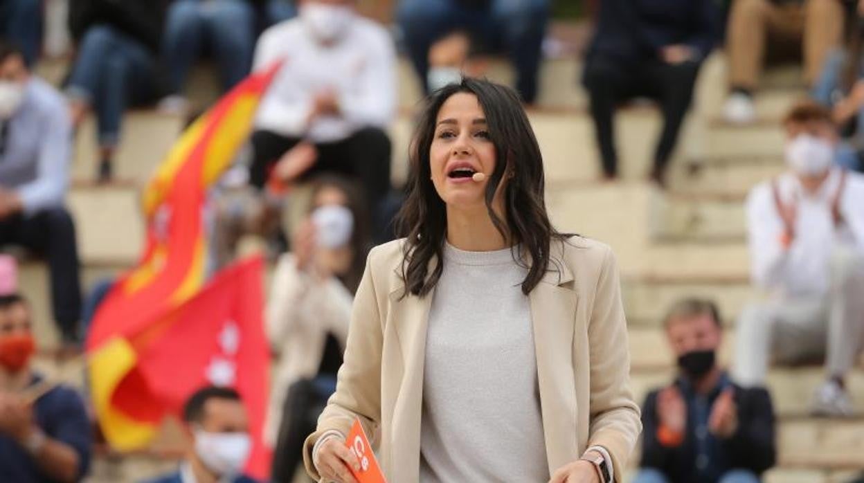 La líder de Ciudadanos, Inés Arrimadas