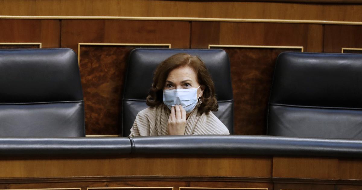 Sigue en directo la comparecencia de Carmen Calvo en el Congreso de los Diputados