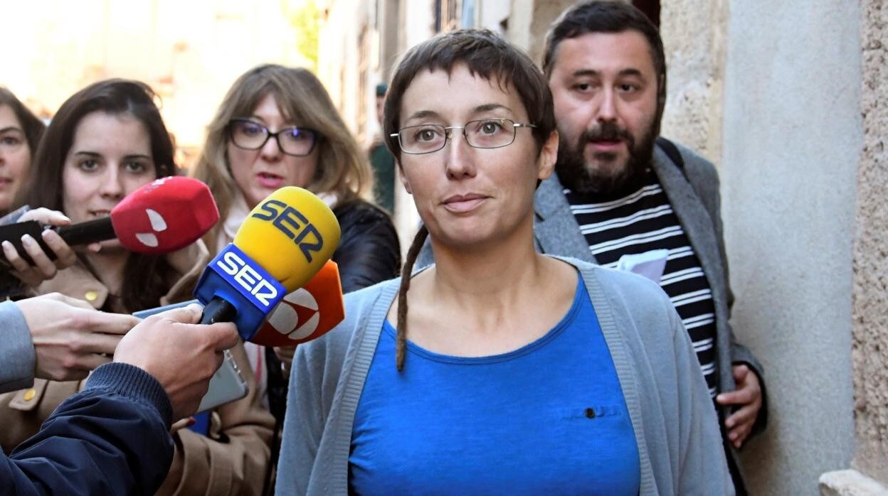 La concejala valenciana, en una imagen de archivo, cuando acudió a declarar al juzgado de Sepúlveda