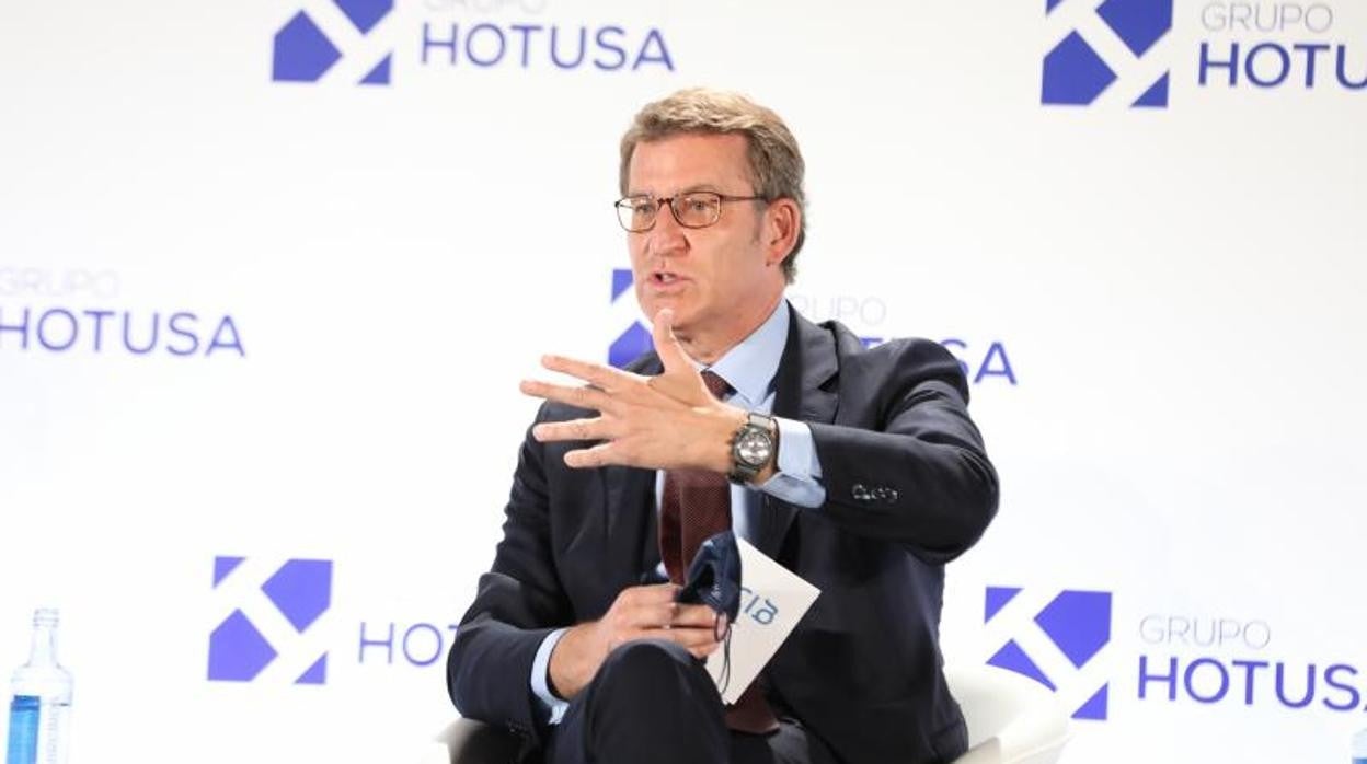 Feijóo, este martes en el VII Foro de Innovación Turística de Hotusa, en Madrid