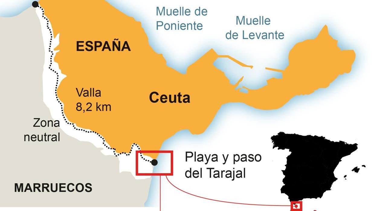 Ceuta, el sueño roto para miles de marroquíes
