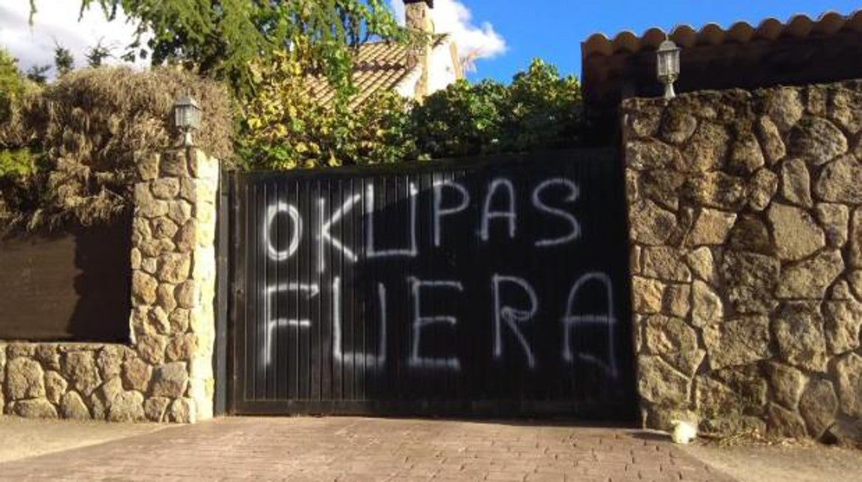 Imagen de una vivienda okupada