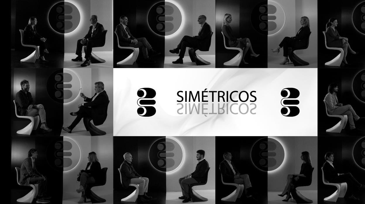 Cartel de la serie documental «Simétricos»