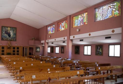 Imagen del interior del templo