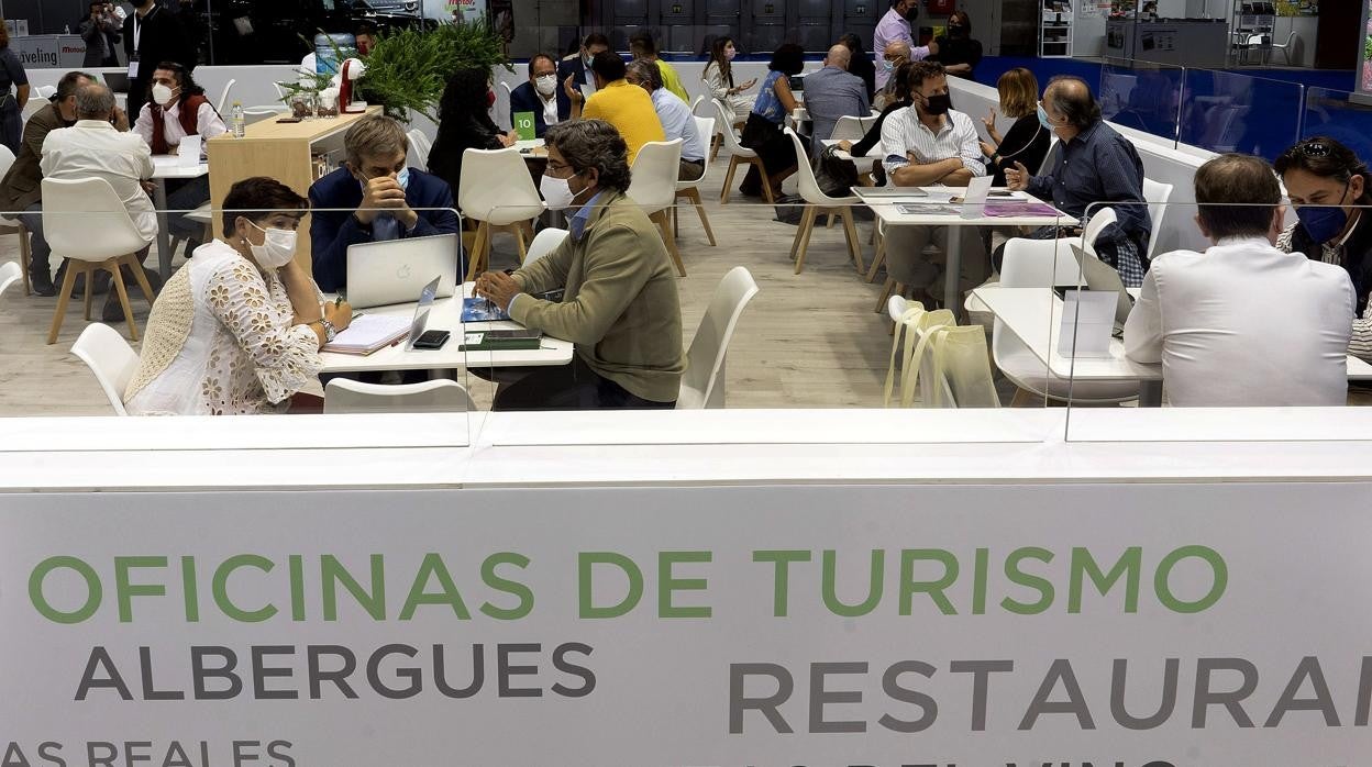 Expositor de la Junta en Fitur