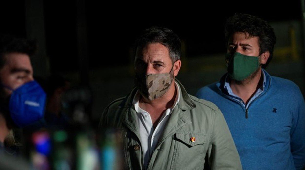 Santiago Abascal, en Ceuta la semana pasada