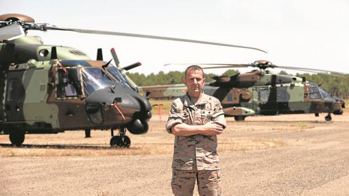 El comandante Miguel Ángel Macías, al frente de la unidad ‘Maspuhel I’