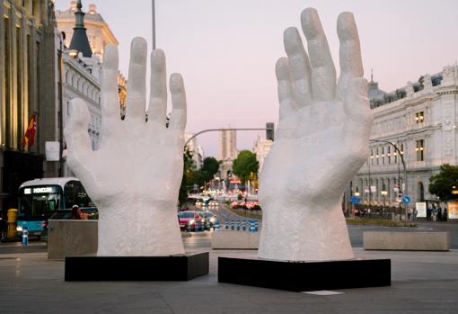 Mural de Case Maclaim para Urvanity en el pasaje de la Caja de Ahorros