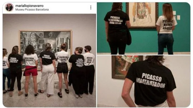 Estudiantes de Arte y Feminismo acusan a Picasso de maltratador en el museo del artista en Barcelona