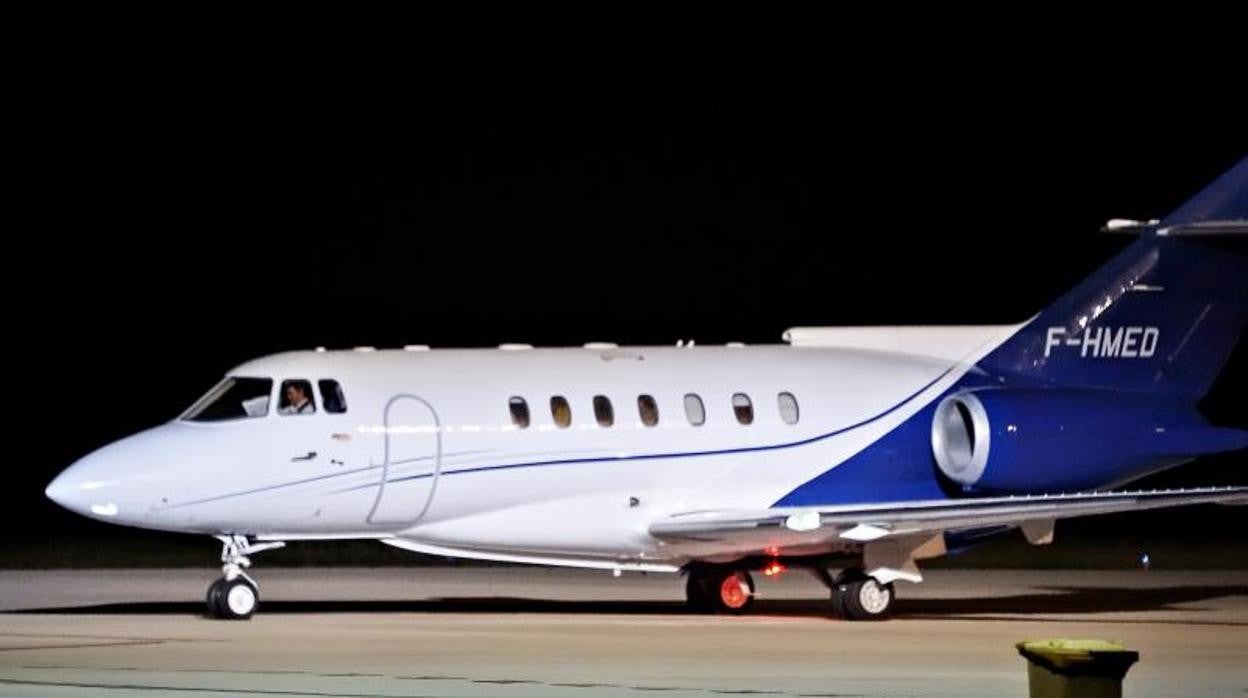 El avión empleado por Gali para abandonar España