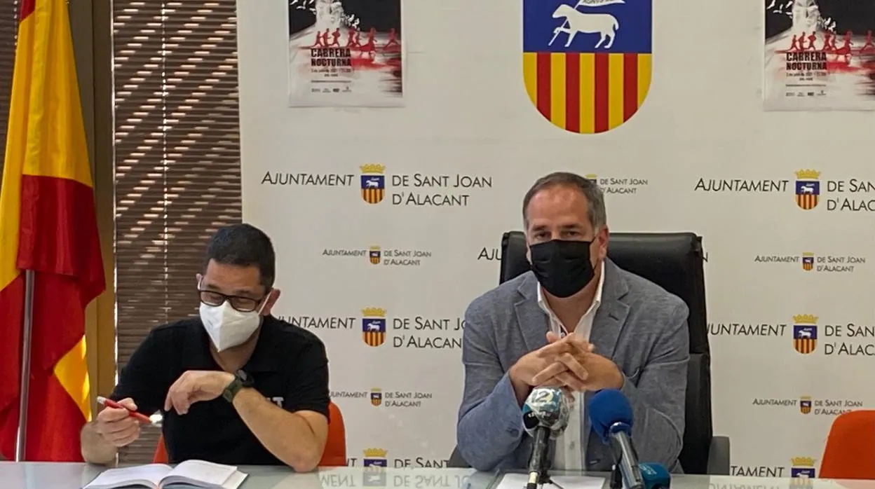 Santiago Román, futuro alcalde de San Juan de Alicante, en un acto reciente