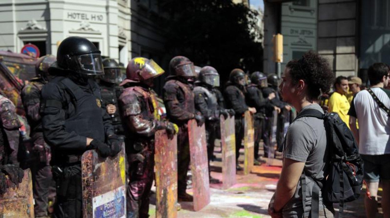 Un instante de la manifestación