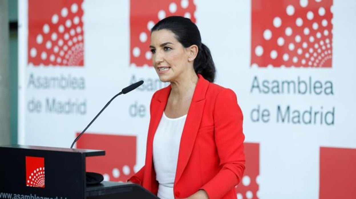 La portavoz de Vox en la Asamblea de Madrid, Rocío Monasterio