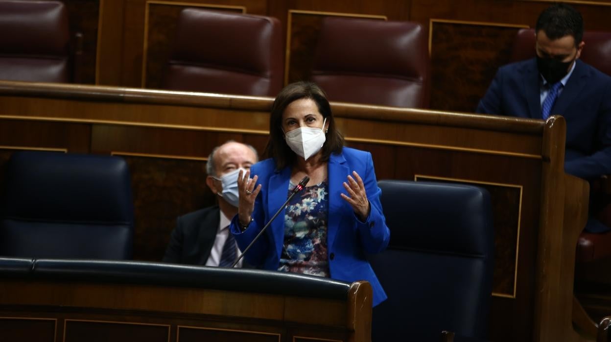 Margarita Robles, en la sesión de control al Gobierno del pasado 9 de junio