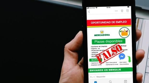 Mercadona alerta de una estafa que usa su nombre para difundir falsas ofertas de empleo