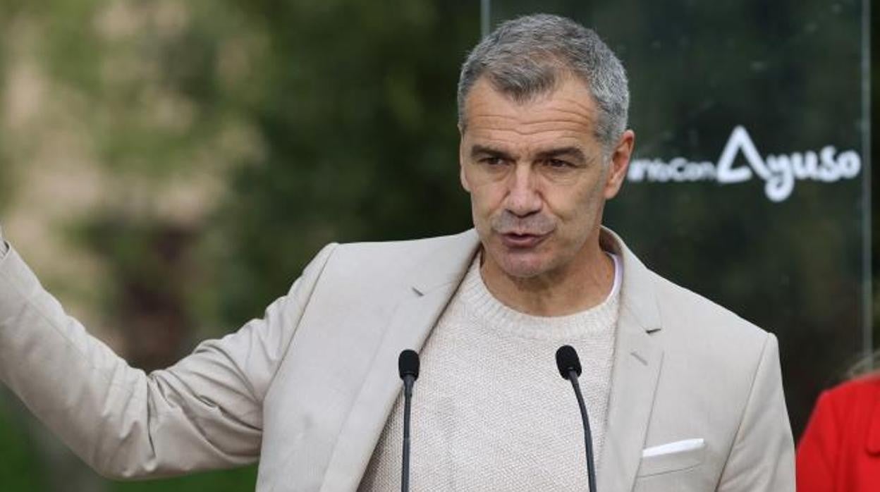 Toni Cantó, en un acto electoral de la campaña de Isabel Díaz Ayuso/ Almeida señala que el nombramiento de Toni Cantó es «adecuado»