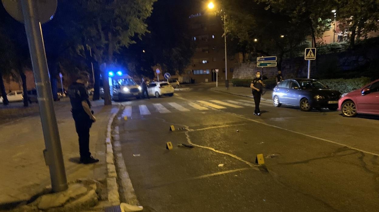 La Policía Municipal, en el lugar donde se produjo el atropello de Entrevías