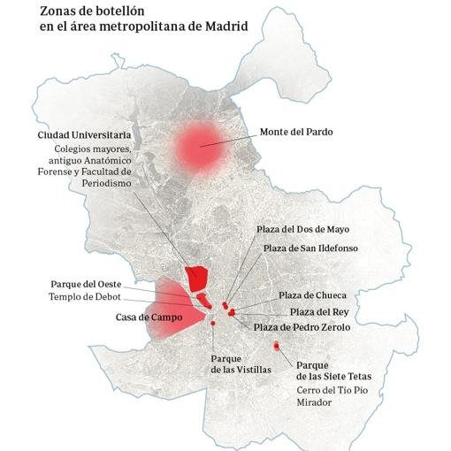 Guerra al botellón en el verano con drones, más agentes y aforamiento de plazas