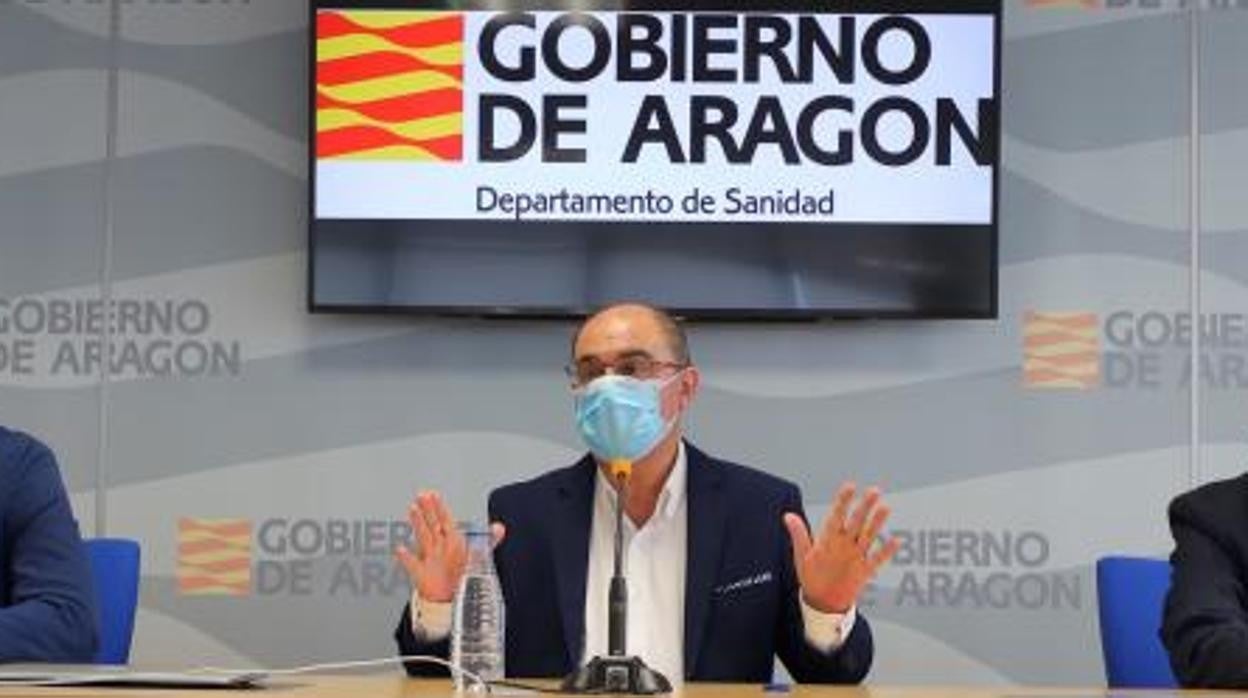 El presidente de Aragón, Javier Lambán, en una imagen de archivo