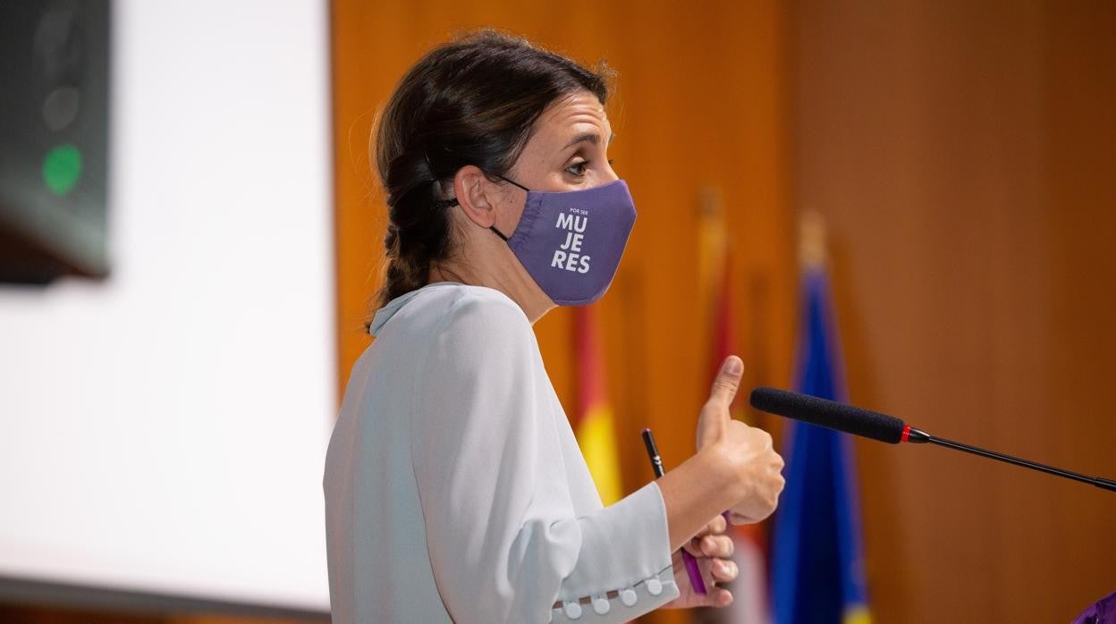 La ministra de Igualdad, Irene Montero