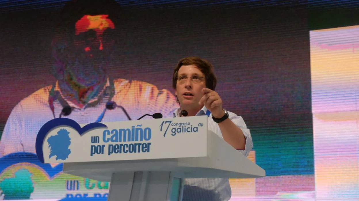 José Luis Martínez-Almeida, durnte su intervención