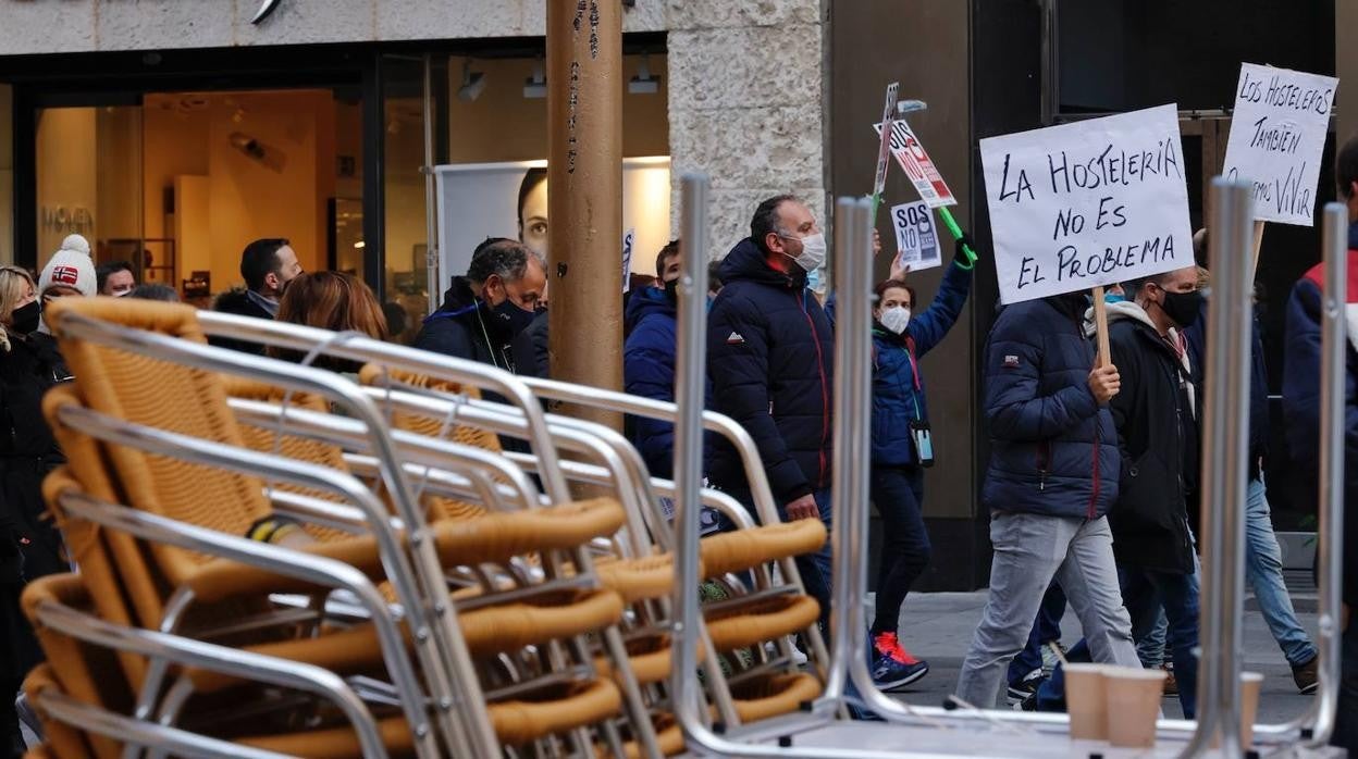 Concentración de hosteleros en el mes de noviembre para reclamar ayudas