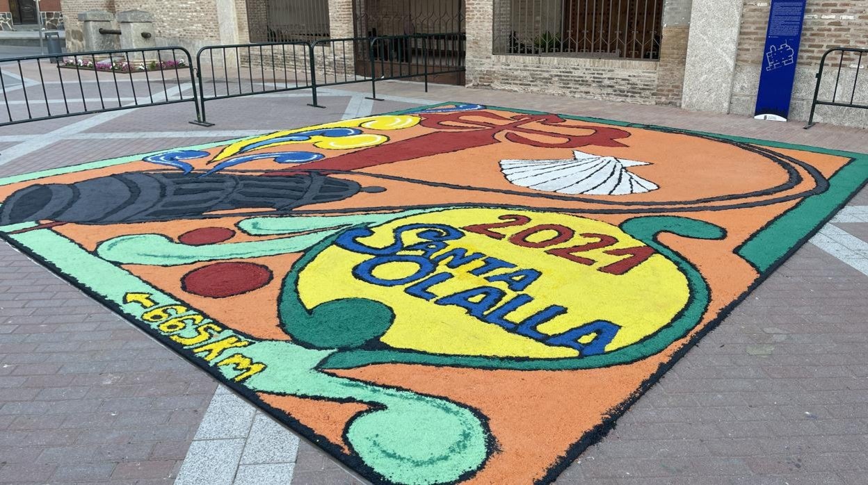 La alfombra de Santa Olalla