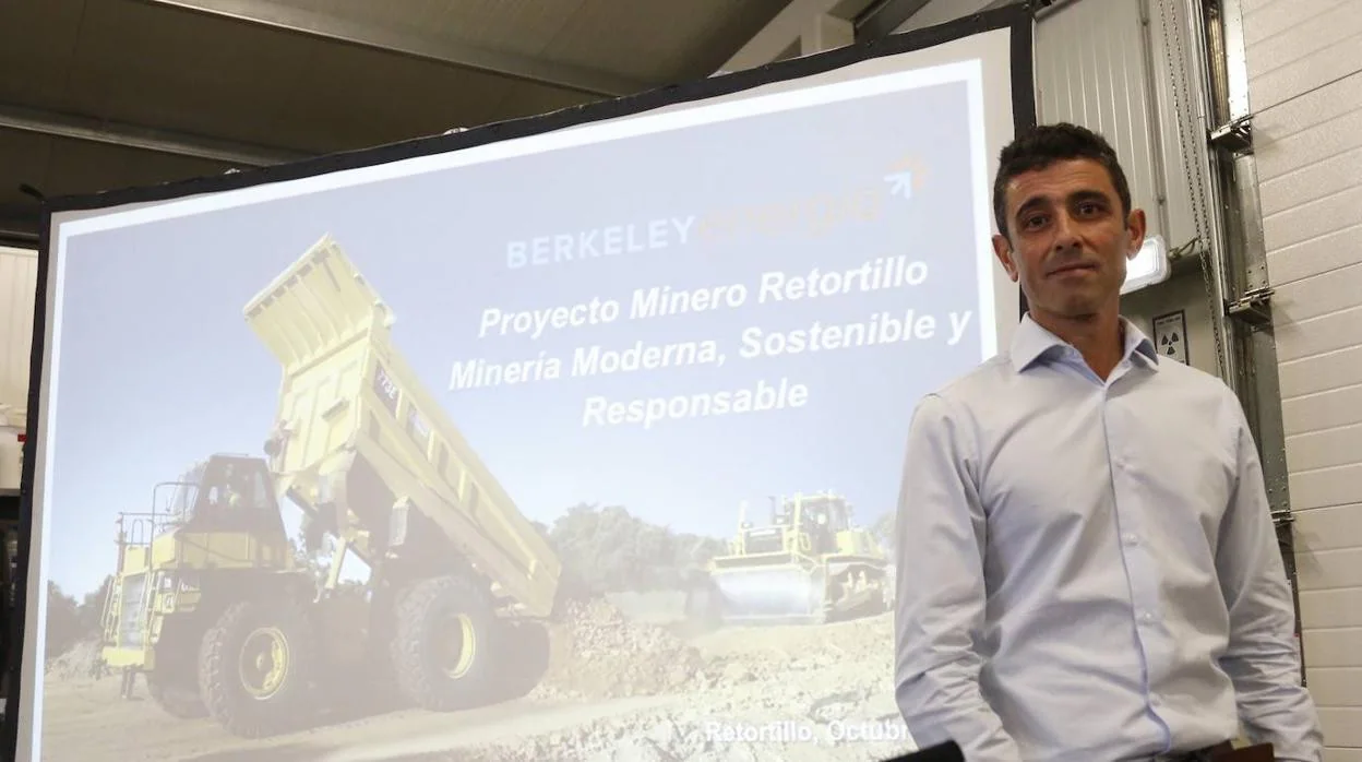 Francisco Bellón, CEO de Berkeley Minera España, en una imagen de archivo.