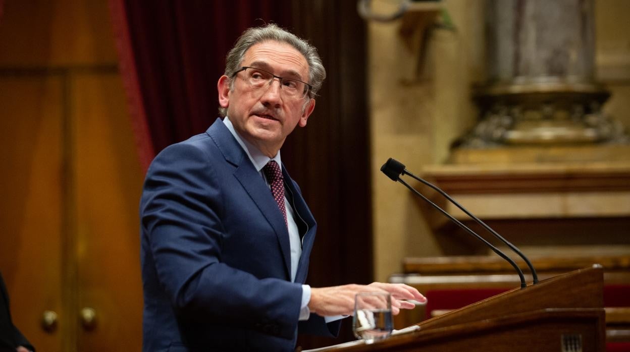 Jaume Giró, ayer en el Parlament