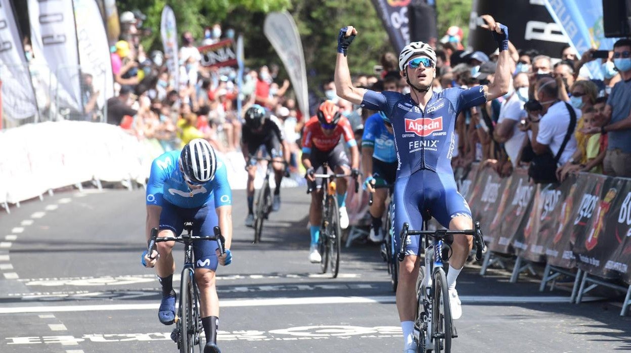 Edward Planckaert (Alpecin-Fenix) ganador de la primera etapa de la XLIII Vuelta ciclista a Burgos