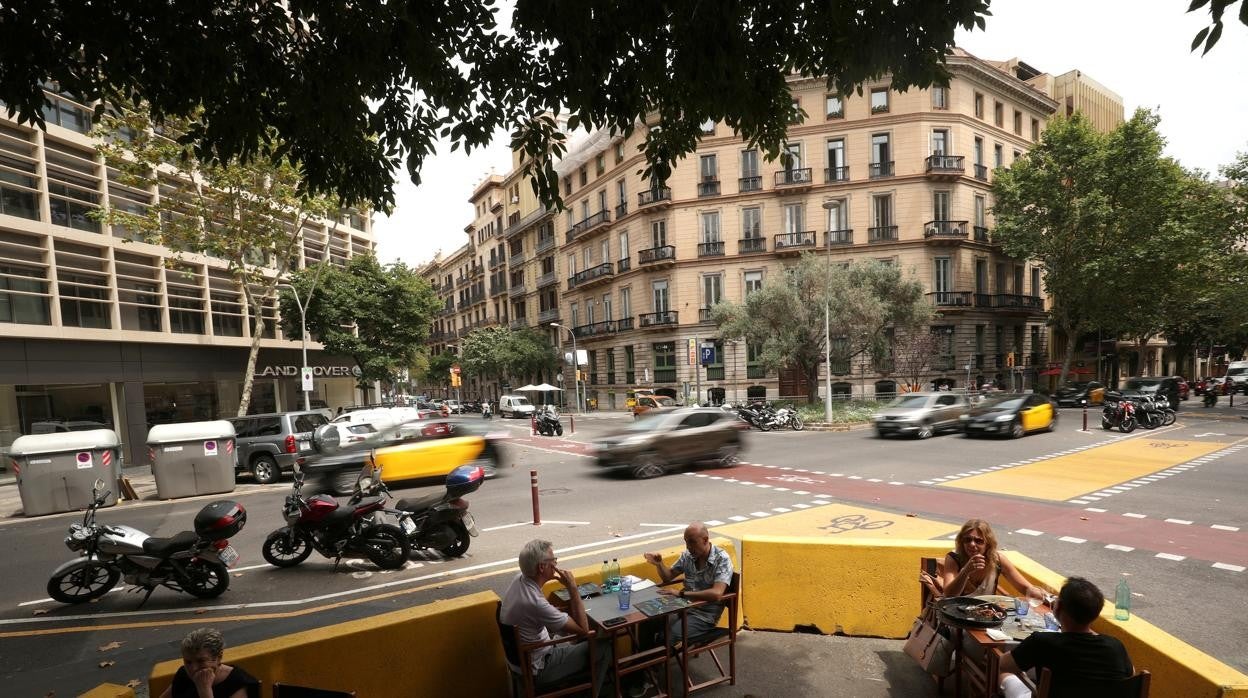 Las calles de Barcelona, durante este verano