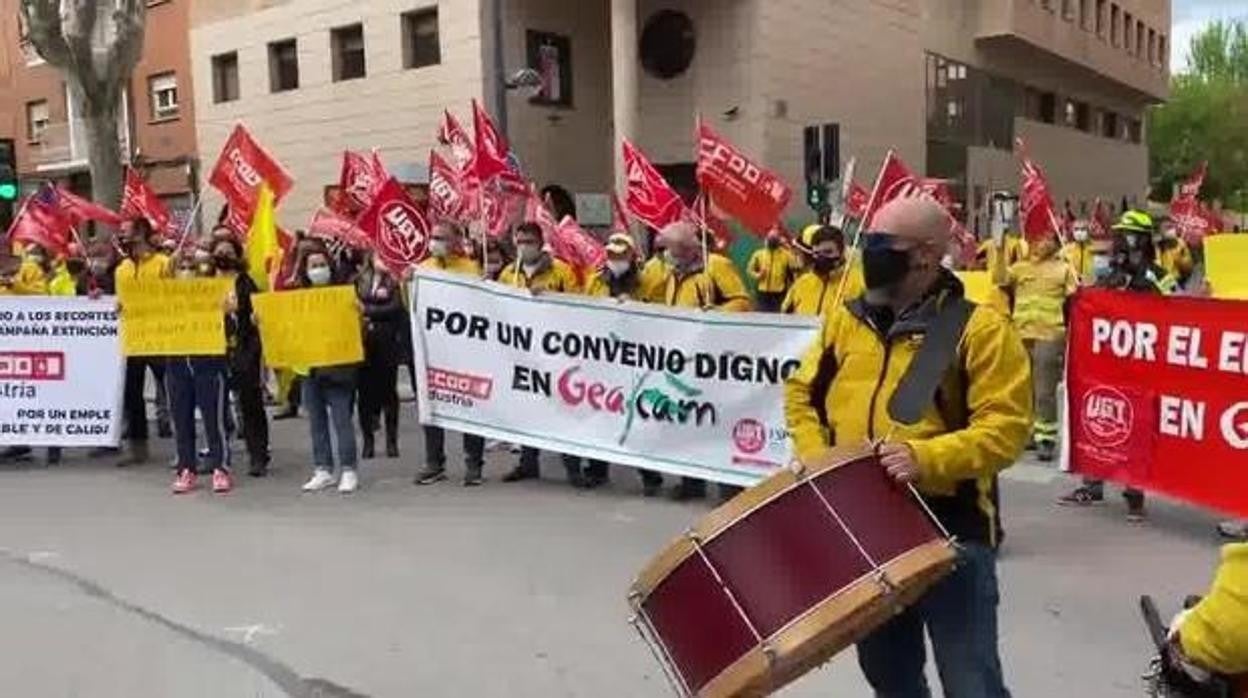 Desarrollo Sostenible establece los servicios mínimos para la huelga en Geacam de este viernes y este sábado