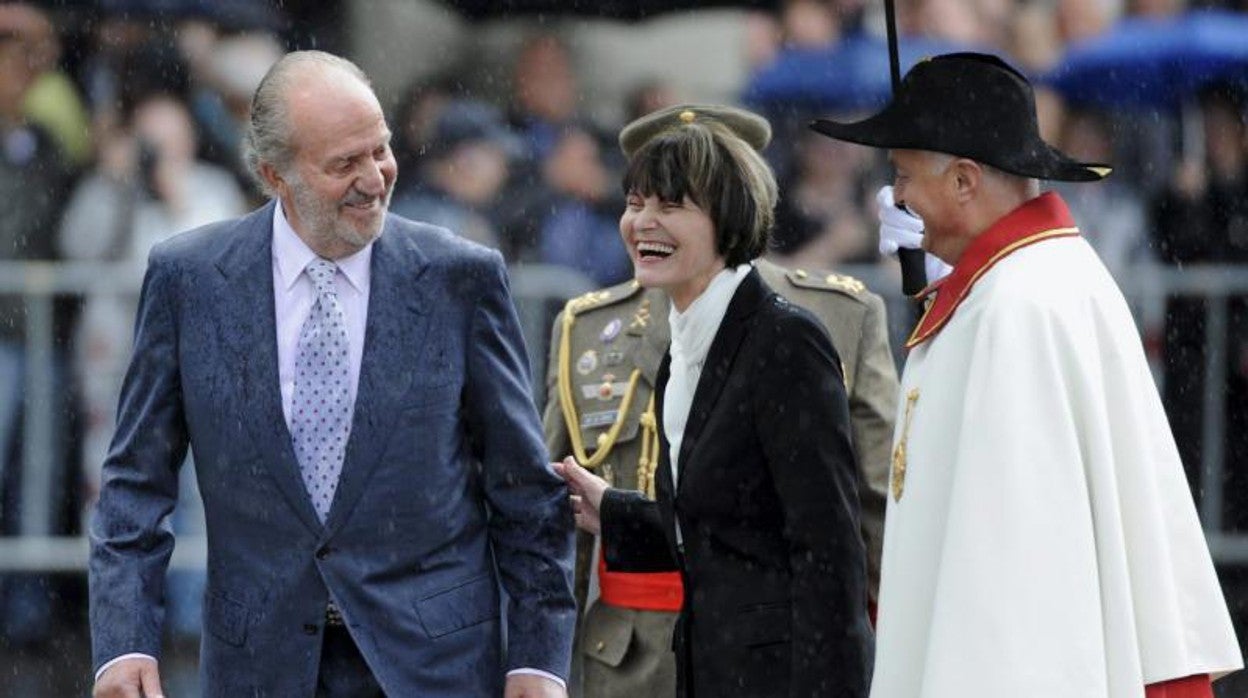 Don Juan Carlos, durante un acto en Suiza en 2011