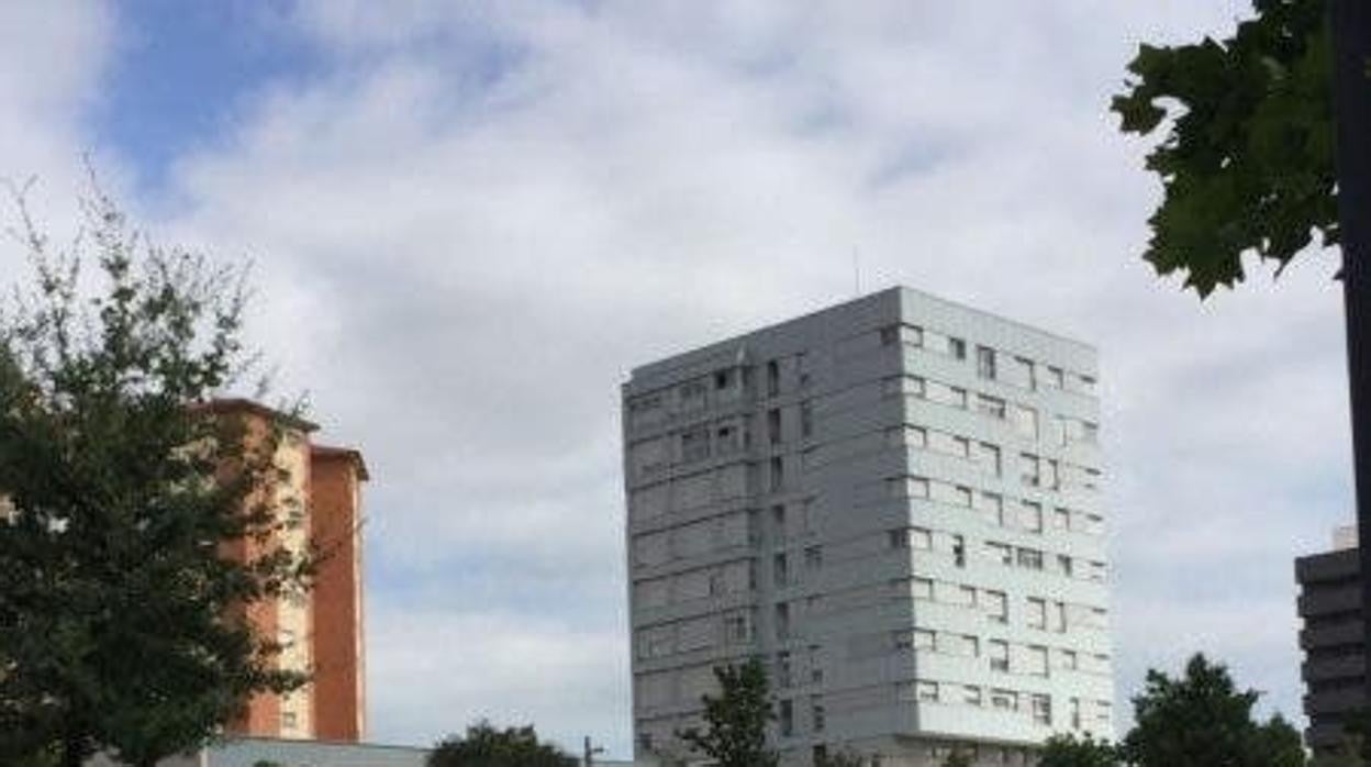 Imagen del edificio en el que se atrincheró el hombre