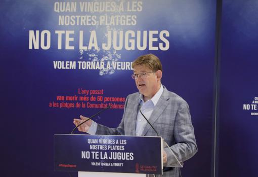 Imagen del presidente de la Generalitat Valenciana, Ximo Puig