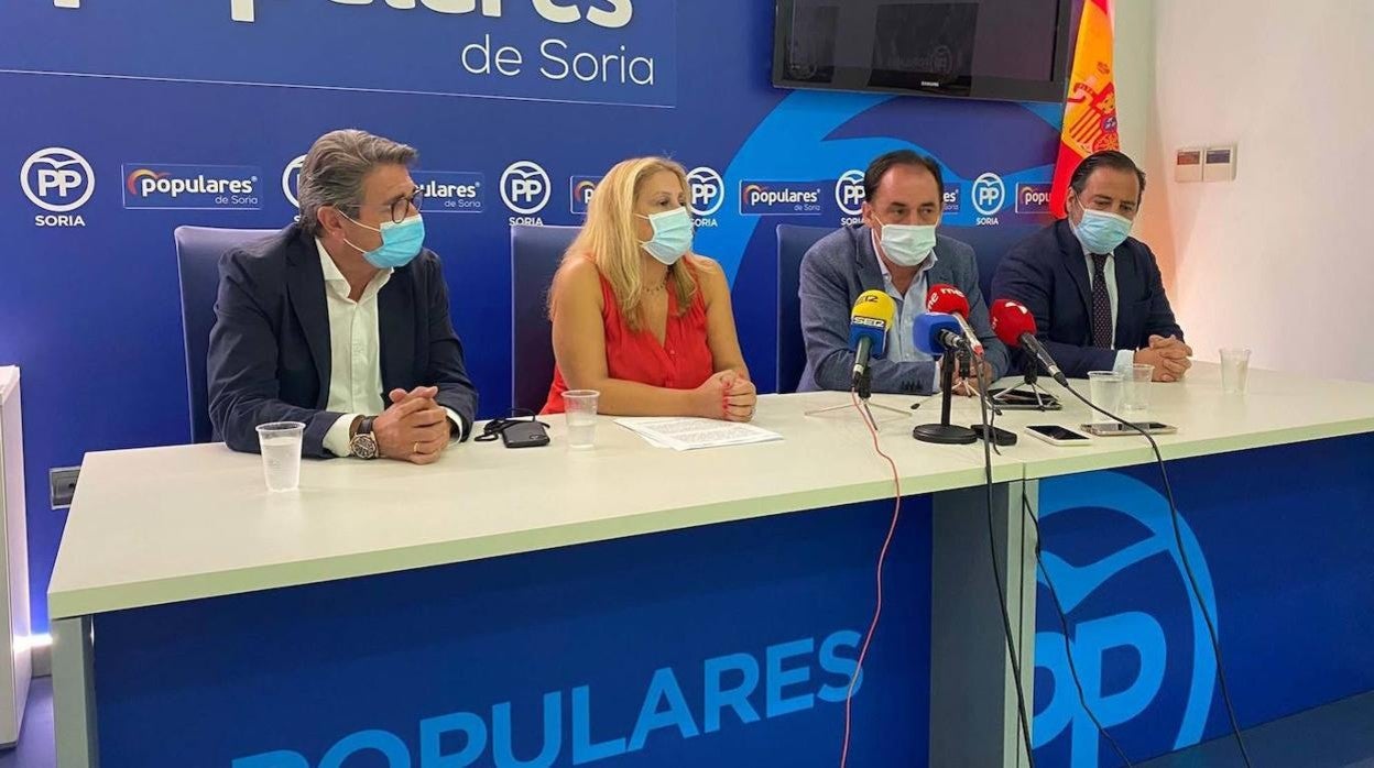 Presentación de la lista única al Congreso del PP de Soria