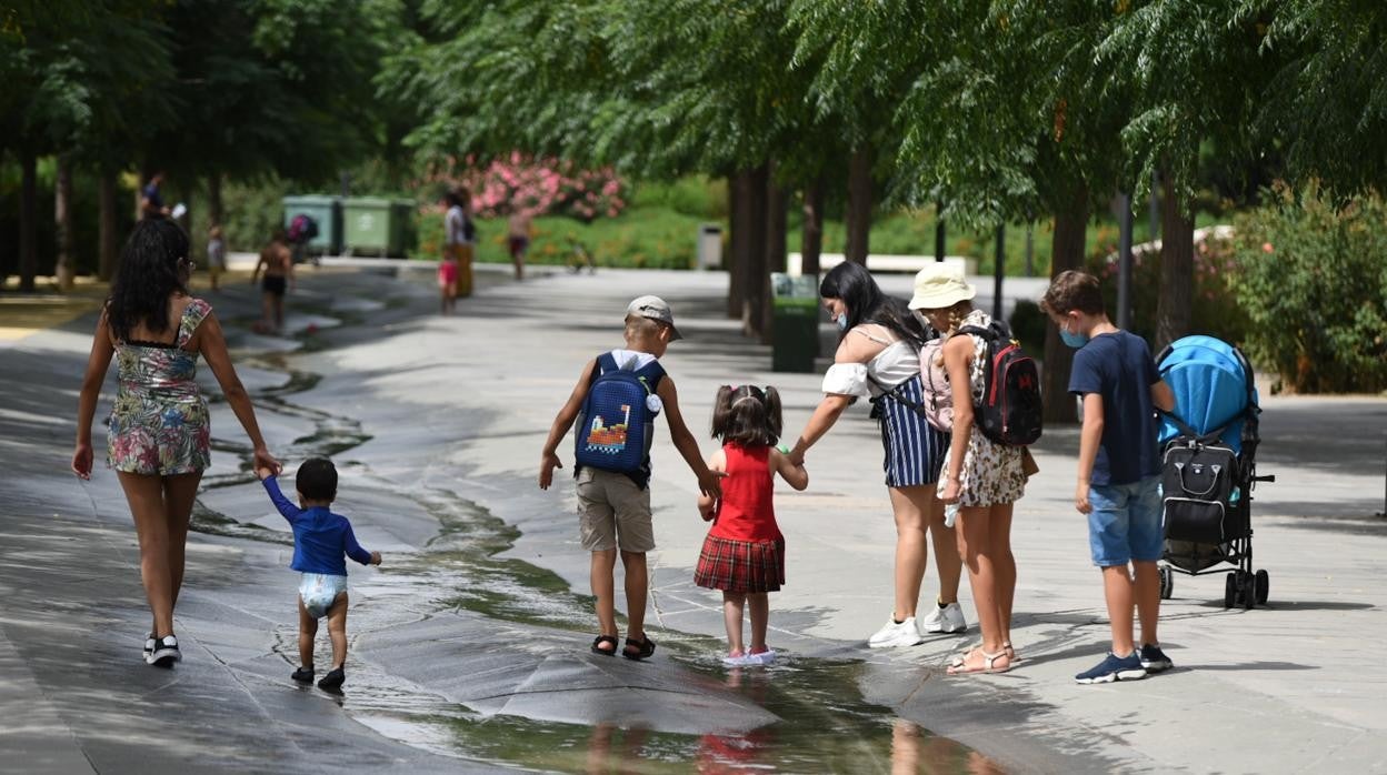 Niños en verano en Valencia