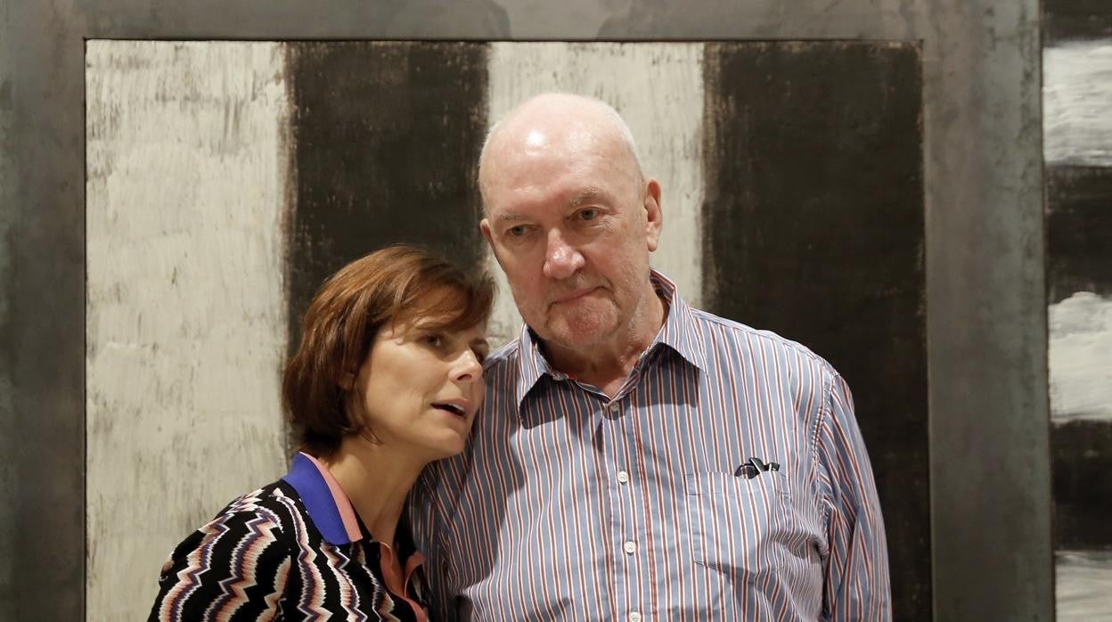 El pintor estadounidense de origen irlandés, Sean Scully, y su mujer, Liliane Tomasko, en 2016