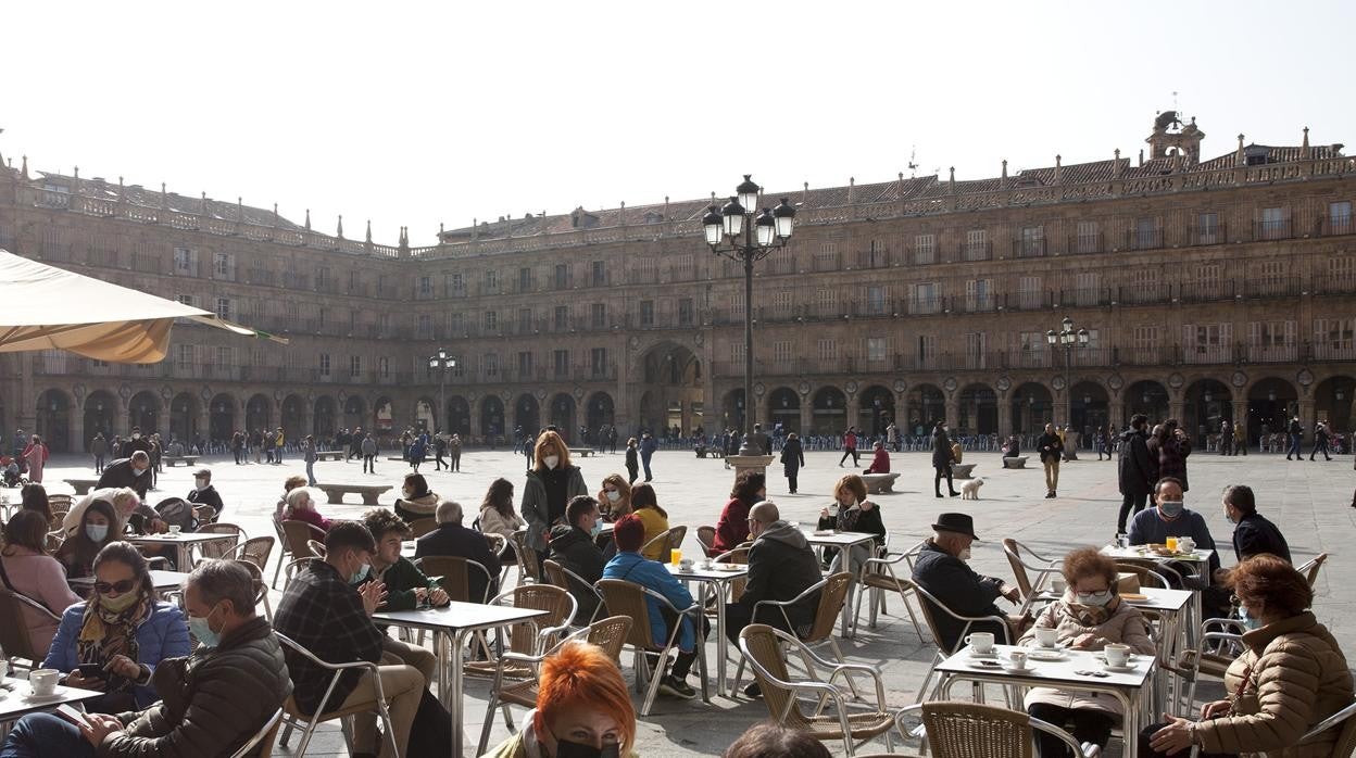 Plaza Mayor de Salamanca, en una imagen de archivo