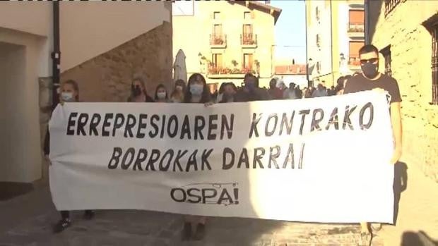 Rechazo social al Ospa eguna celebrado en Alsasua