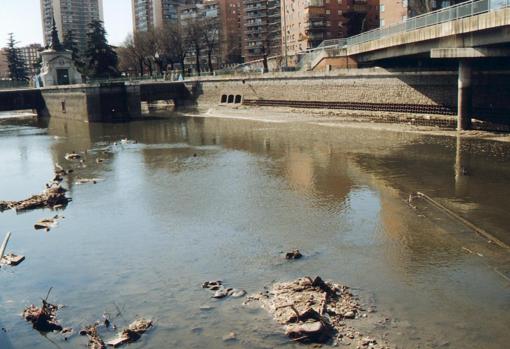 El aspecto del río Manzanares en la década de los 2000