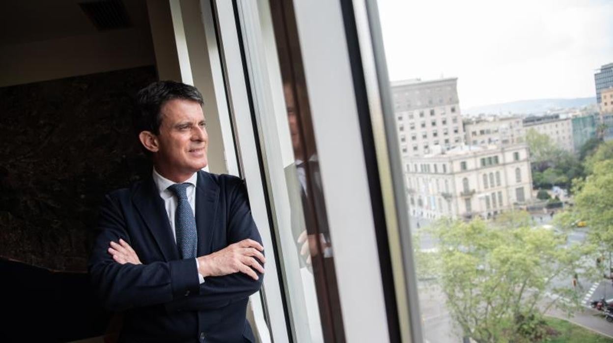 Manuel Valls, fotografiado en Barcelona en 2019, ya como candidato a la alcaldía